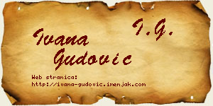 Ivana Gudović vizit kartica